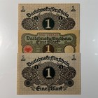 Authentic 100 Year Old   beautiful Uncirculated   1920 German 1 Mark  Must See 