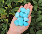 1 Lb Lot Blue Aragonite Tumbled Stone  crystal Healing Tumble Gemstone  16 Oz