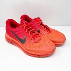 Nike Mens Air Max 2017 849559-602 Orange Running Shoes Sneakers Size 9
