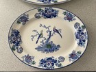 Lot Of 2 Antique Wood   Sons Oriental Birds 11 75      16    Oval Serving Platters