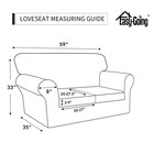 Stretch Sofa Cover For Pets  Furniture Protector  Loveseat  Navy Blue