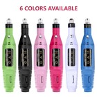 Electric Nail Drill Machine Set Acrylic Manicure Pedicure Kit Files Grinding Too