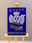 Volkswagen Bus Haupt Werkstatt Vintage Sign      40    60 Cm  15 7       23 6    