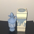 Vintage Avon Avonshire Skin So Soft Bath Oil Blue Decanter Bottle  empty 