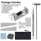 127pc Watch Repair Kit Link Removal Tool Watch Band Adjustment Spring Bars Pins