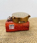 Vintage Antique Brass Pocket Compass Nautical Maritime Gift Compass With Case