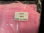 100 Drawstring Organza Bag Jewelry Pouch Wedding Party Favor Gift Bag 4x6 Pink