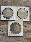 Lot Of 3 Canadian Silver Dollars 1936 1937 And 1939 From Old Collection