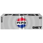 Diet Pepsi Cola Soda Pop  12 Fl Oz  12 Pack Cans