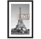 Wall Decor Poster Frames  Black 1 Pack 11x17 Picture Frame