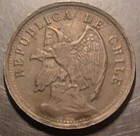 1922s Chilean 20 Centavos