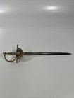 Vintage Antique Toledo Spain Enameled Rapier Dagger Knife Letter Opener Old 7   l