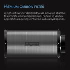 Air Carbon Filter 12  Australian Charcoal  Odor Control  Hydroponics  Grow Rooms