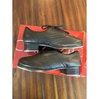 Capezio Tele Tone Tap Dance Shoes Black Leather Lace Up Oxford Men s 9 5  New