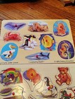 Melissa   Doug Wooden Peg Puzzles Lot Of 2   Sea Creatures And Play Toys