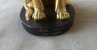 Mgm Grand Las Vegas Gold Lion Leo Figurine Casino Souvenir 5 5 