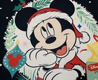 New Disney Mickey Mouse In Santa Suit Indoor Christmas Accent Rug 20in X 32in