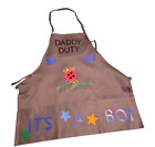 Personalized Daddy s Diaper Duty Apron  Baby Shower Gift  New Dad Novelty Apron