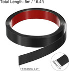 Peel Stick Trim  Molding   Wall Trim  Self-adhesive Vinyl Wall Base  Black  16 4