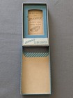 Vtg 1956 1st Gen Dennison Cobra Head Slim Zippo Lighter Box Only     Exc Condition