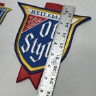 Vintage Old Style Beer Heileman   s Embroidered Patches Set Of 2 Nos