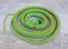 50  Stretch Me Snake Snakes Fake Rubber Realistic Toys Scary Stretchy Toy  Green