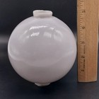 Antique White Milk Glass Lightning Rod Ball 5  Weathervane