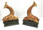 Set Of 2 Giraffe Book Shelf Bookends Book Ends 10 25  Childrens Kids Nursery