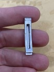 B a b 925 Sterling Silver Vintage Designer Signed Tie Clip Bar