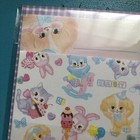 Retro Fancy Cute Kawaii Baby Rabbit   Cat Letter Set 4 Envelopes 8 Papers Japan