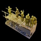 1 35 Scale Vietnam War Viet Cong Ambush 12 Figures Unpainted Resin Model