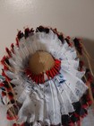 Vintage Native American Indian Feathered Ceremonial Headdress 1980   s 1990s