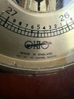 Vintage Ohio Wooden Ships Wheel Barometer Made In England