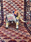 Large Vtg 50s  60s Handcrafted Rajasthani Embroidered Elephant Handwoven India
