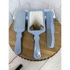 Vintage Avon Avonshire Blue Mirror  Hair Brush   Comb Vanity Set New 1974 Cameo