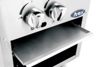 Atosa Atsp-18-1l Single Stock Pot Stove Countertop Portable Commercial Burner