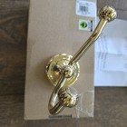 Rejuvenation Ellis Double Hook Solid Brass