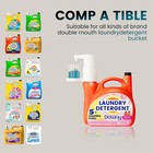 Electric Laundry Detergent Dispenser With Graduated Cup  Smart White 