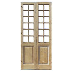 Pair Of Reclaimed 42  French Double Doors  Antique Doors  Ned2348
