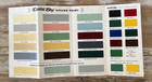 Vintage Color Sample Chip Brochure Dutch Boy House Sash   Trim Paint 1950 s
