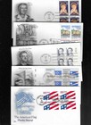 Us Fdc  First Day Covers Collection  1988 And 1990   Lot Of 43 Blocks  Artcraft