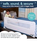 Hiccapop 57 x 19  Extra Long Bed Rail For Toddlers Crib To Bed Safe Transition 