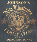 Old Antique 1861 Johnson s Atlas Map   Texas   Free S h