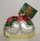 Couples First Christmas - Old World Christmas -blown Glass Ornament New W tag