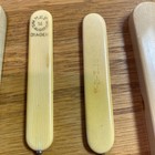 Antique Lot Of Celluloid Crochet Hooks 1915 Size 13   14 In Celluloid Case