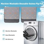 2pcs Guinea Pig Cage Liners guinea Upgraded Version 12 In 2x4 24  X 48   2pack