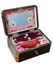 Antique 1800   s French Marquetrary Necessaire Sewing Travel Casket Box With Key