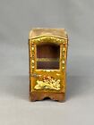 Antique French Miniature Sedan Chair Vernis Martin Vitrine Jewelry Watch Display