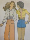 Shirt Jacket Shorts Pants 10 Mccalls 3549 Sewing Pattern Mccall s Wide Leg Vtg