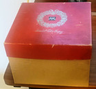 Vintage Marshall Field   Company Christmas Box Japan Decorations Angels Santa